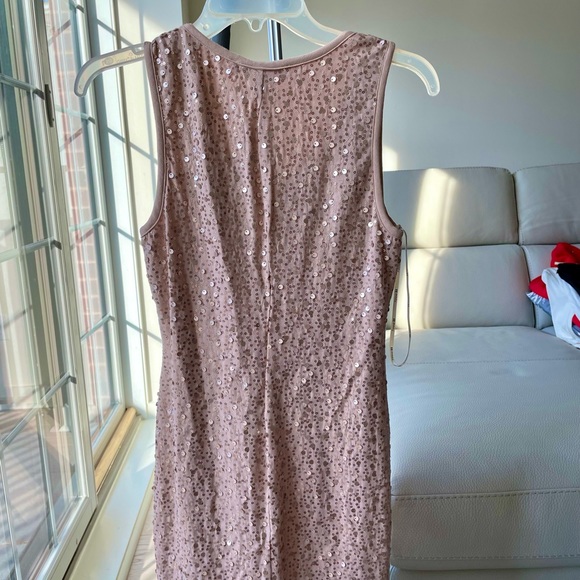 NWT S F21 sparkle Pale Pink dress - Picture 5 of 5